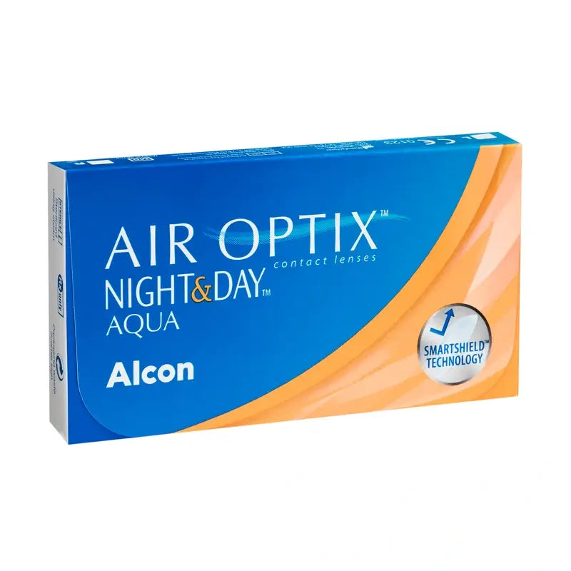 Lentilles de contact mensuelles Air Optix Night&Day Aqua Spherical, 6 unités