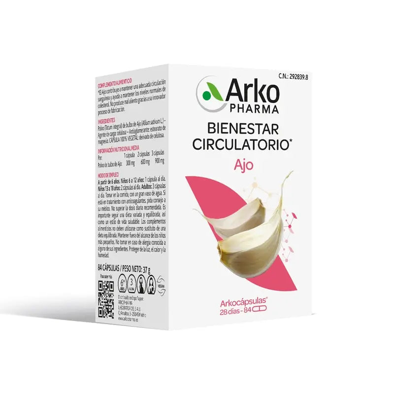 Arkopharma Arkocápsulas Ail, 84 gélules