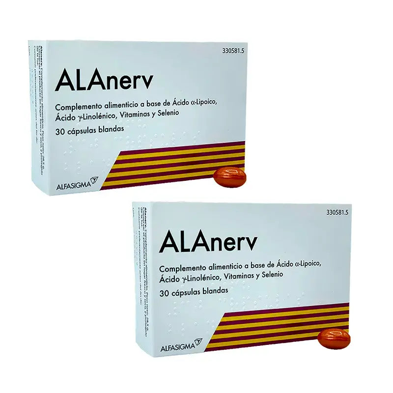 ALAnerv Pack 2 X 30 Capsules Molles