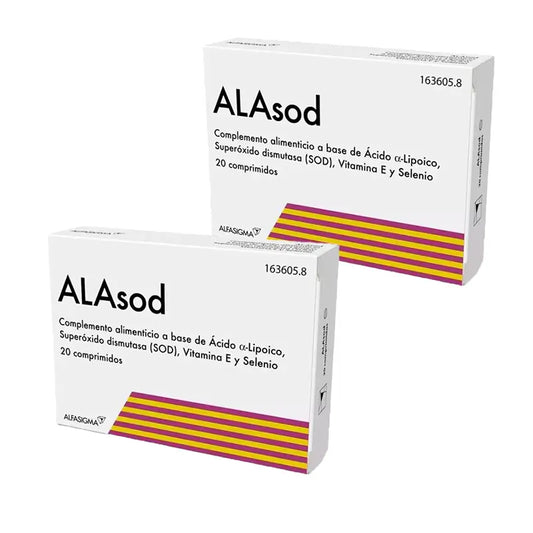 ALAsod Pack, 2 x 20 comprimés