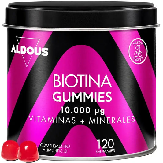 Aldous Bio Biotin , 120 gommes