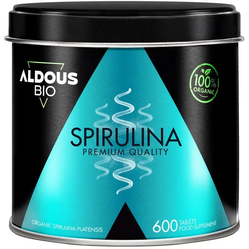 Aldous Bio Spirulina Organic Premium, 600 unités