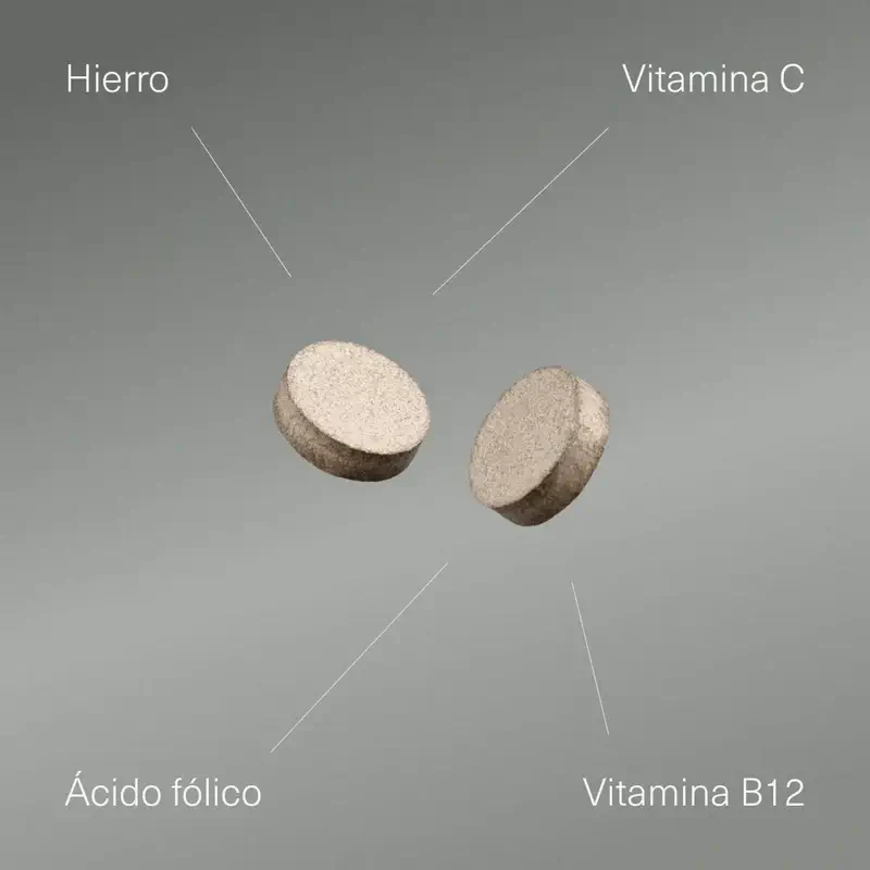 Aldous Bio Fer Vitamine C, B12 & Acide Folique , 200 gélules