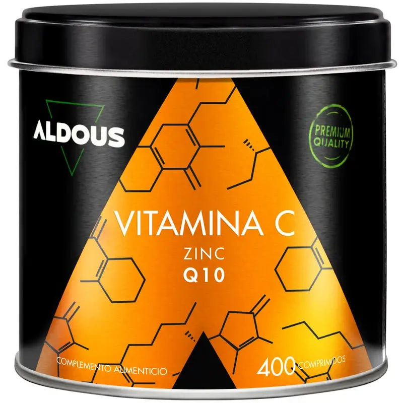 Aldous Bio Vitamin C With Zinc And Coenzyme Q10, 400 tablets