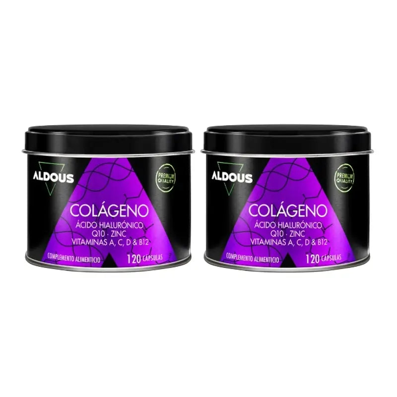 Aldous Labs Collagène Hydrolysé Peptiplus, 2X120 Capsules