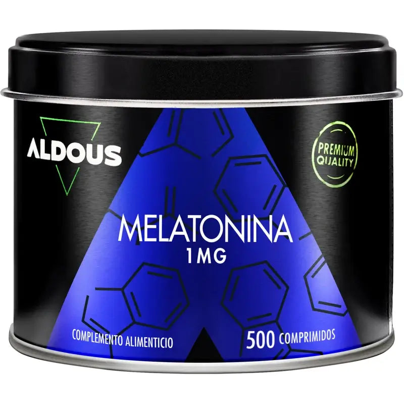 Aldous Labs Food Supplement Pure Melatonin 1 Mg , 500 comprimés