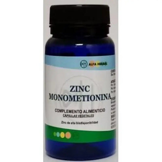 Alpha Herbal Zinc Monomethionine 100 Capsules
