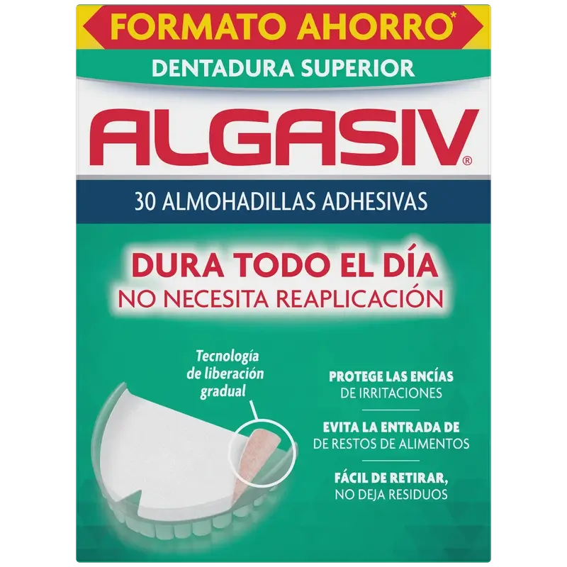 Algasiv Adhesive Pads Upper Prosthesis 30 unités