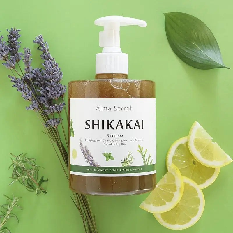 Shampooing Shikakai d'Alma Secret (chute de cheveux, graisse, pellicules et dermatite)