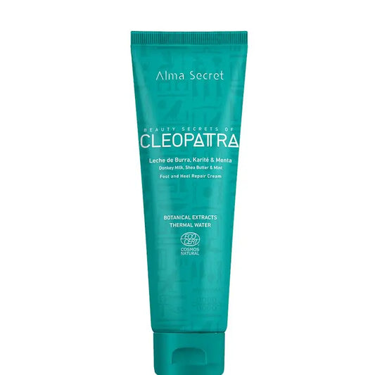 Alma Secret Cleopatra-Heel Moisturiser avec du lait d'ânesse, de l'avocat et de la menthe