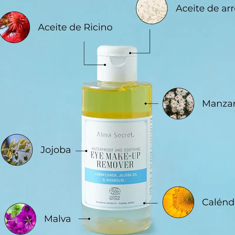 Alma Secret Démaquillant doux pour les yeux au bleuet, jojoba et bisabolol