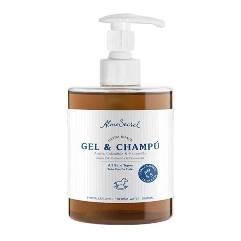 Alma Secret Gentle Gel-Shampoo With Argan, Calendula & Chamomile