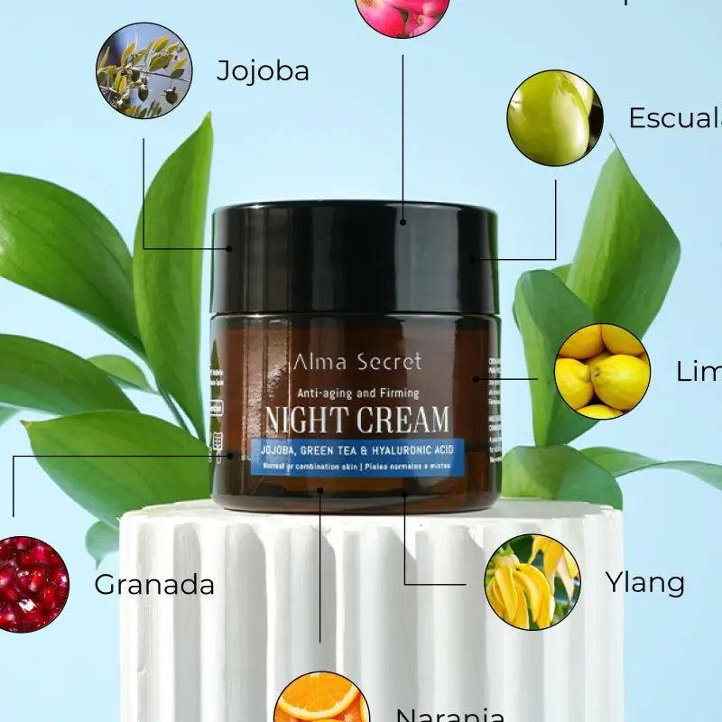 Alma Secret Anti-Age Night Repair Jojoba, Green Tea & Hyaluronic