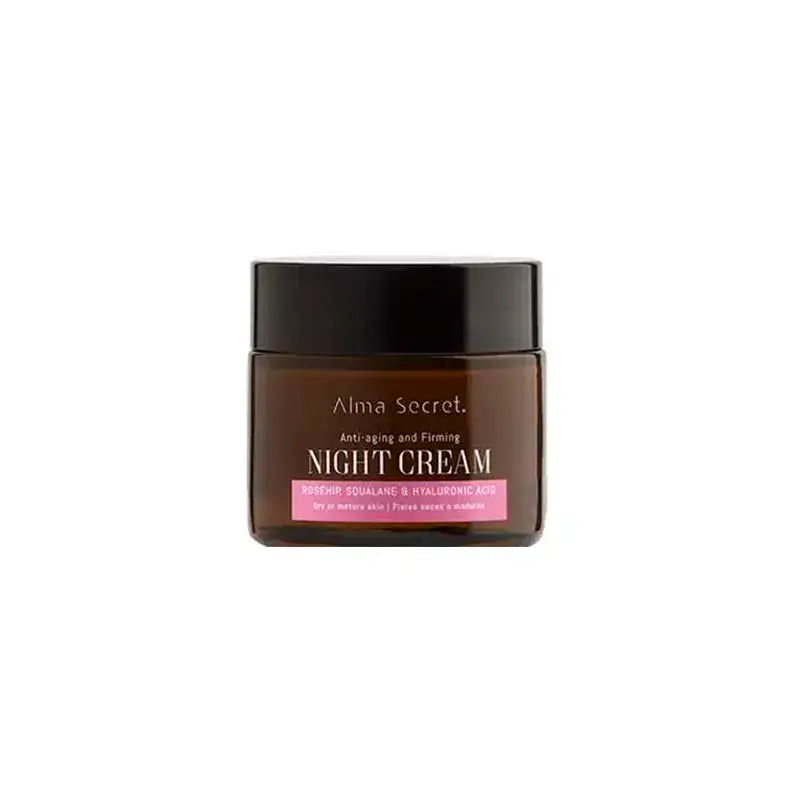 Alma Secret Anti-Ageing Repairing Night Cream R. Mosqueta, Squalane & Hyalur.