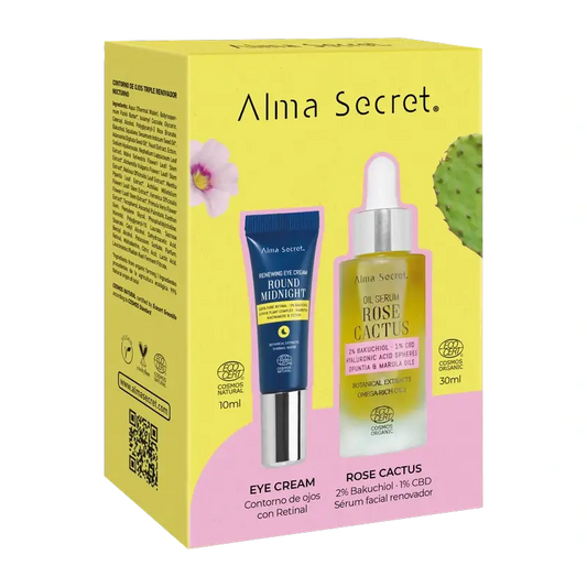 Alma Secret Pack Rose Cactus 30 Ml + Contour des yeux Midnight Retinal 10 Ml