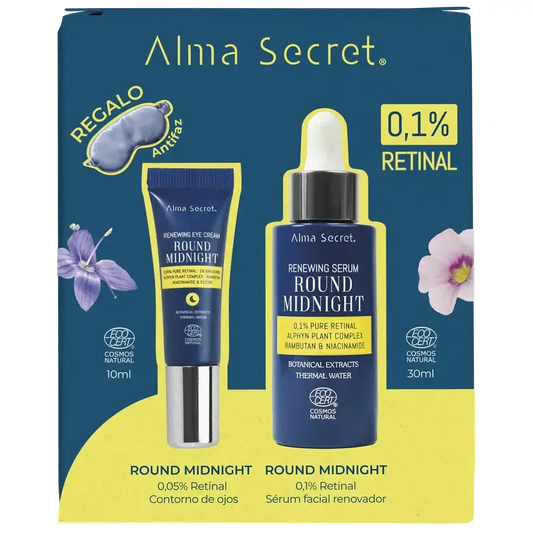 Alma Secret Pack Sérum rétinien 0,1% 30 Ml + Contour des yeux rétinien 10 Ml + Masque