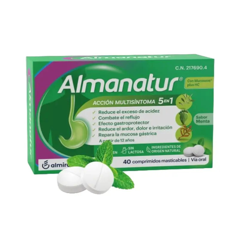 Almanatur Menthe Poivrée, 40 Comprimés