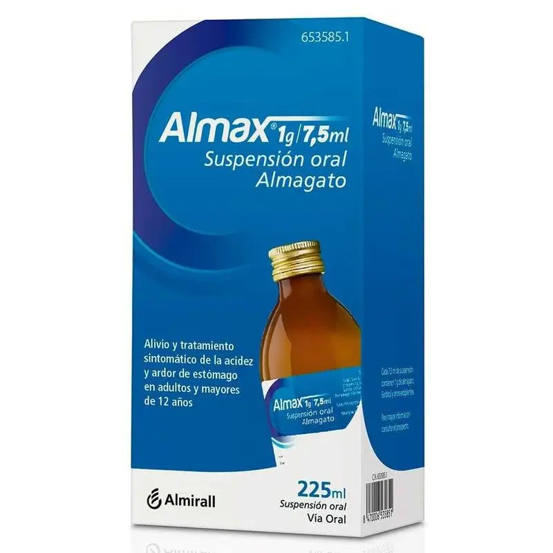 Almax 1 g/7,5 ml Suspension orale 225 ml