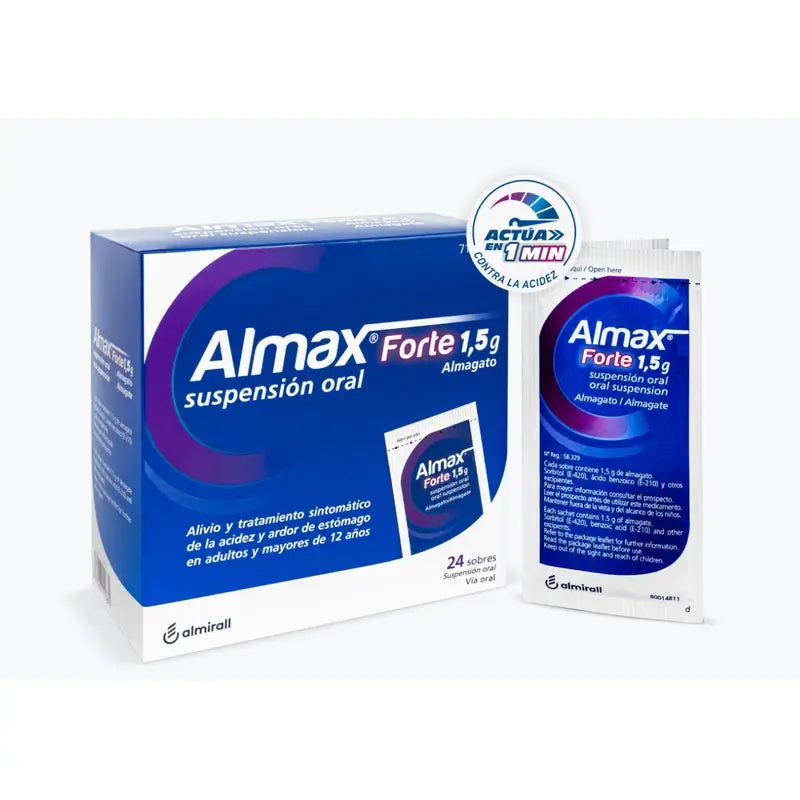 Almax Forte 1.5 g 24 Sachets Suspension Orale