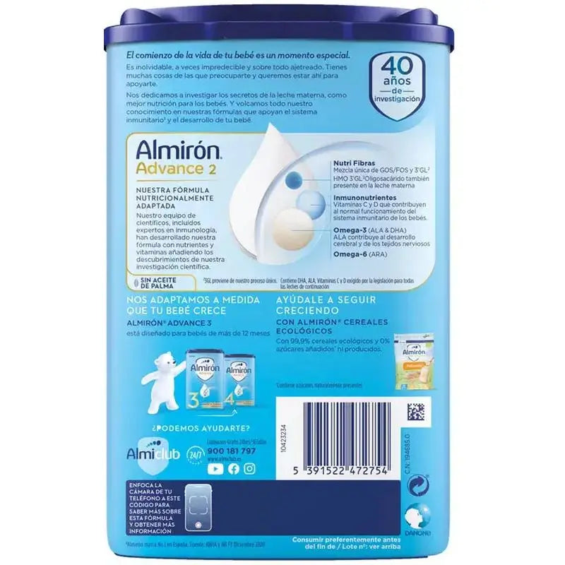 Almirón Advance 2, 2X800 grammes