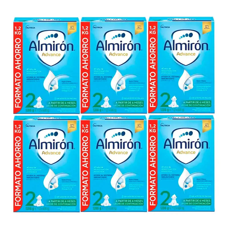 Almirón Advance 2, paquet de 6 x 1200g