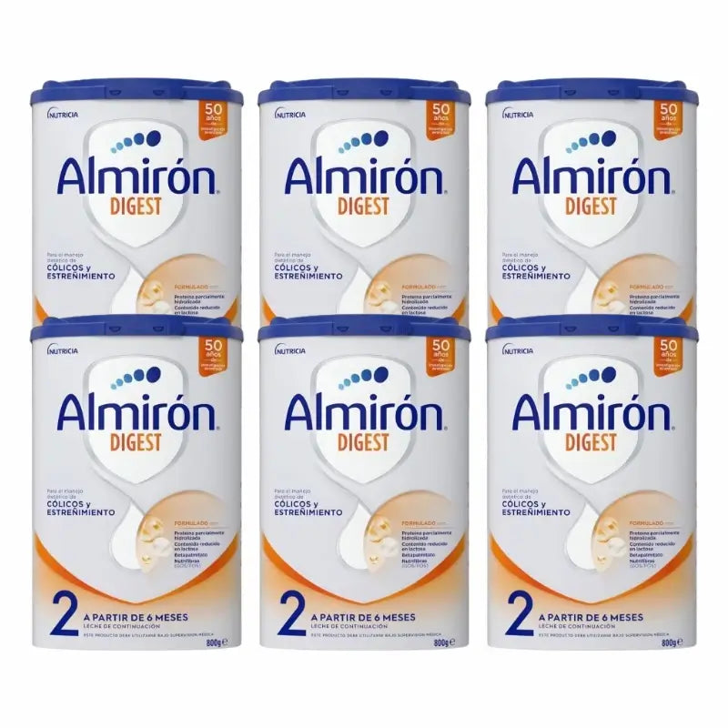 Almirón Advance Digest 2, 6 X 800 grammes