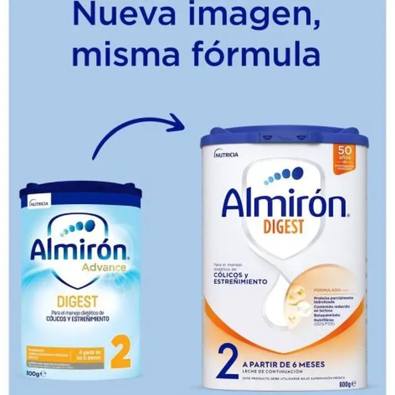 Almirón Advance Digest 2, 6 X 800 grammes