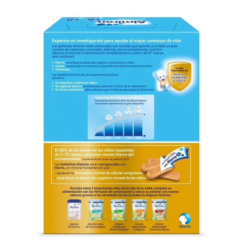 Almirón, biscuits pour bébés, à partir de 6 mois, 180g