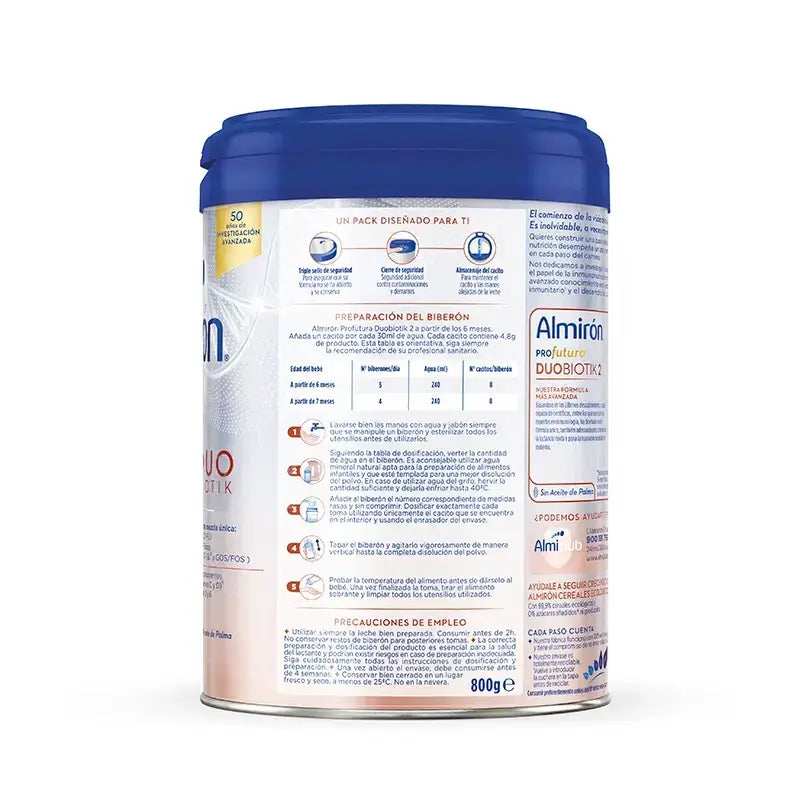 Almirón Profutura 2 Préparation en poudre, à partir de 6 mois, paquet de 2 x 800 g