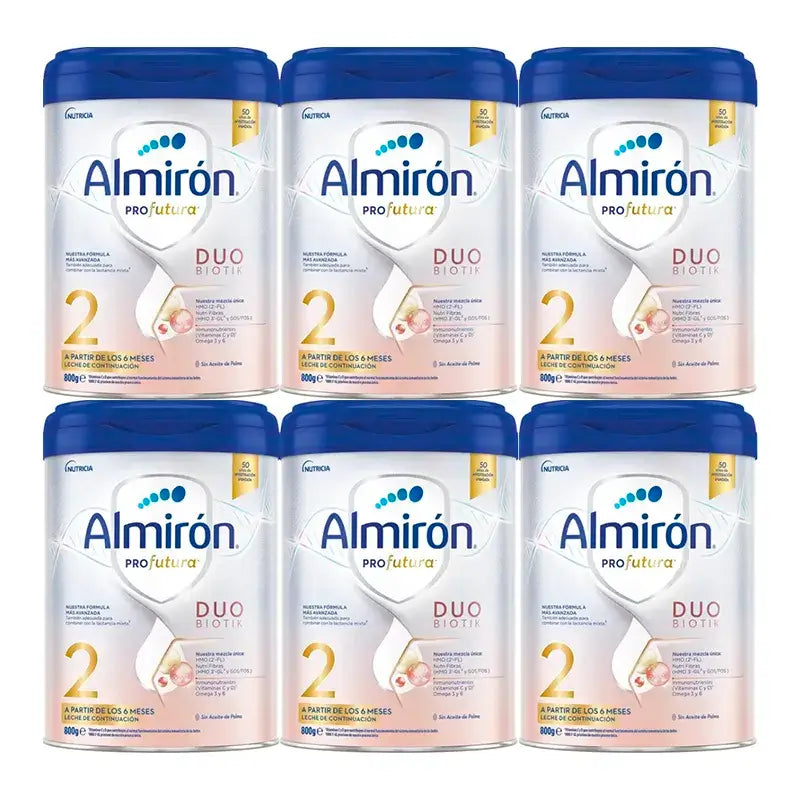 Almirón Profutura Duobiotik 2, paquet de 6 x 800 g