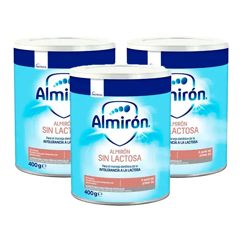 Almirón Sans Lactose, 3 X 400 grammes