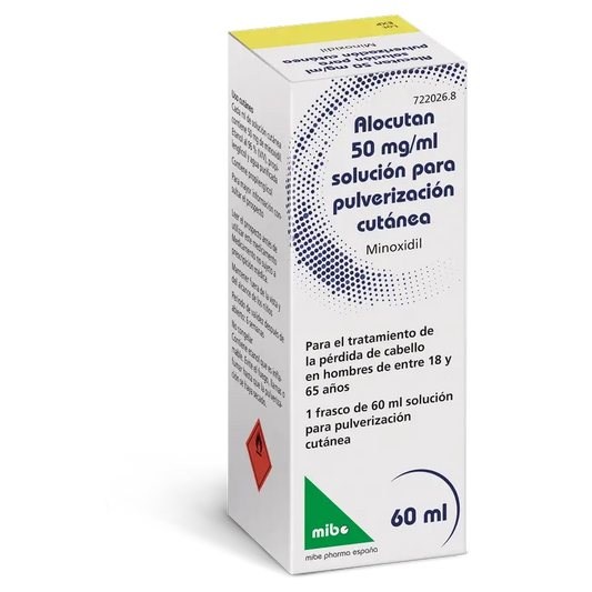 Alocutan 50 mg/ml Minoxidil Skin Spray Solution 1 Flacon, 60 ml