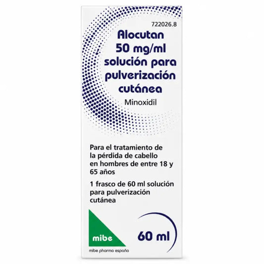 Alocutan 50 mg/ml Minoxidil Skin Spray Solution 1 Flacon, 60 ml