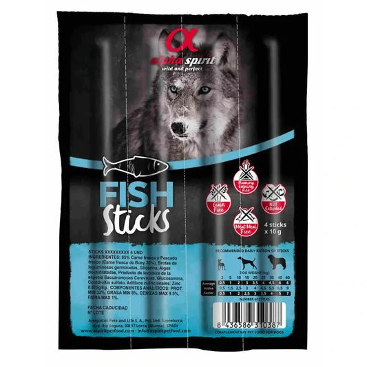 Alpha Spirit Canine Fish Sticks 16X4Portions