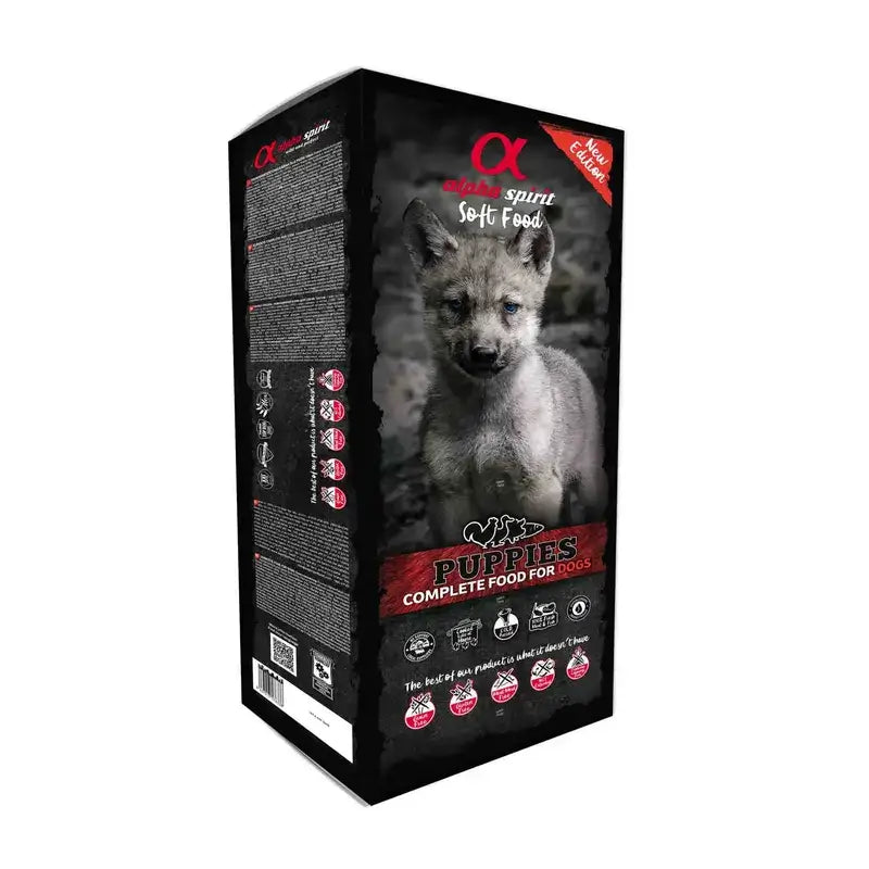 Alpha Spirit Canine Puppy Semi-moist Box 9Kg