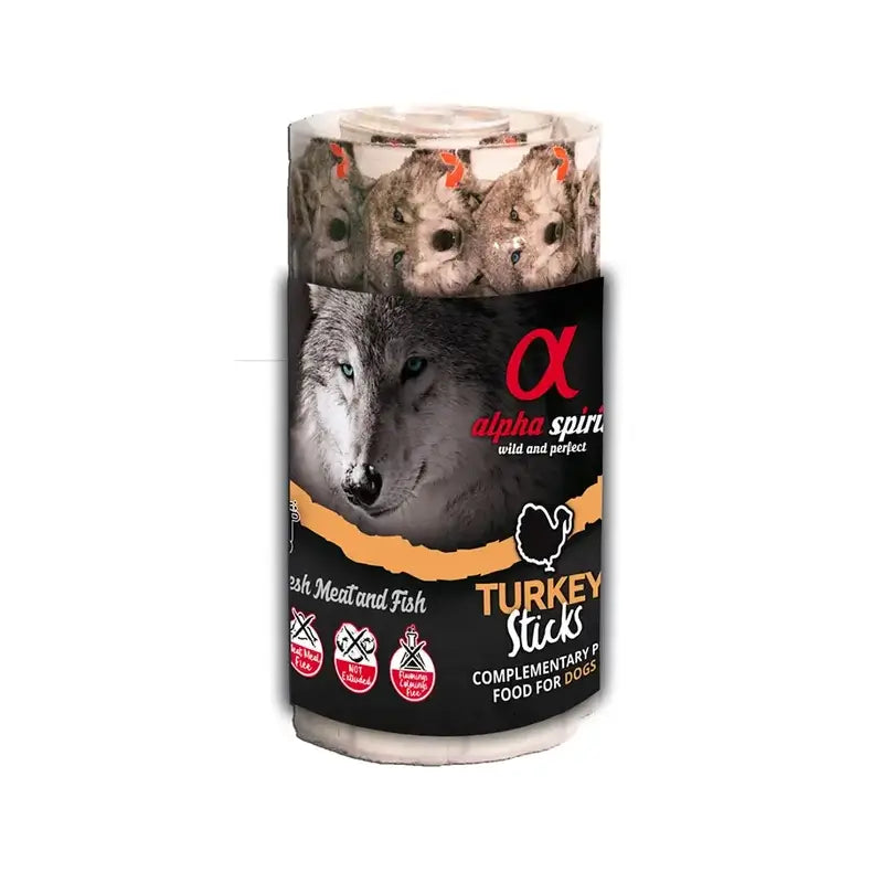 Alpha Spirit Canine Snack Turkey Box 16X35Gr