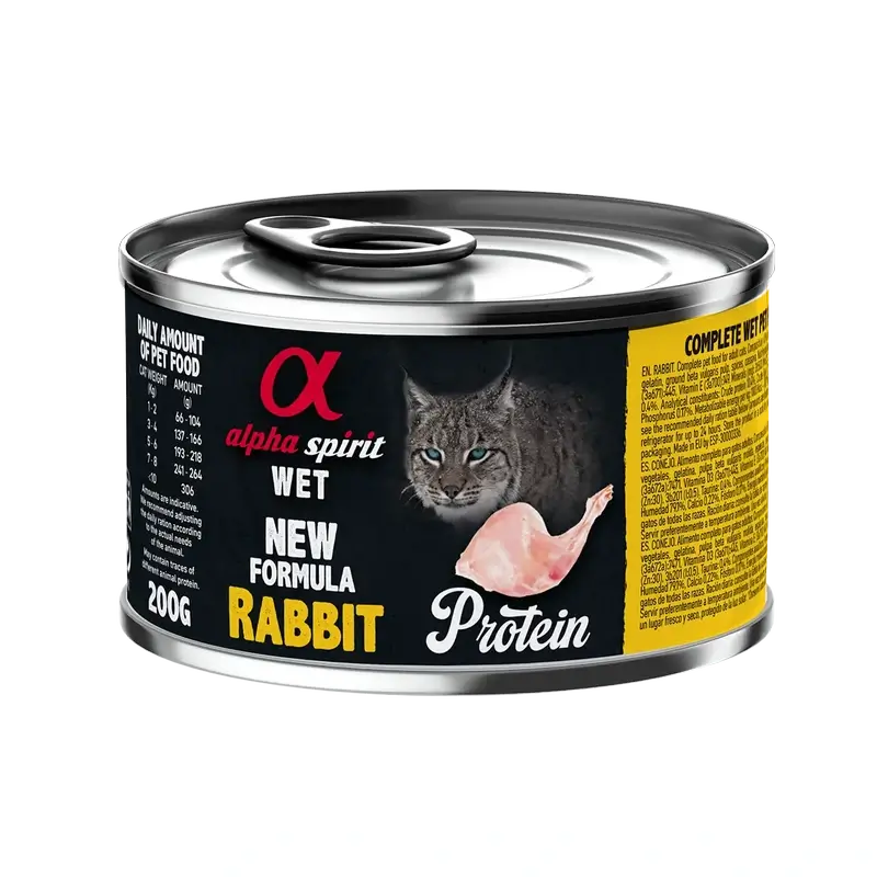 Alpha Spirit Feline Rabbit Tin Box 6X200Gr