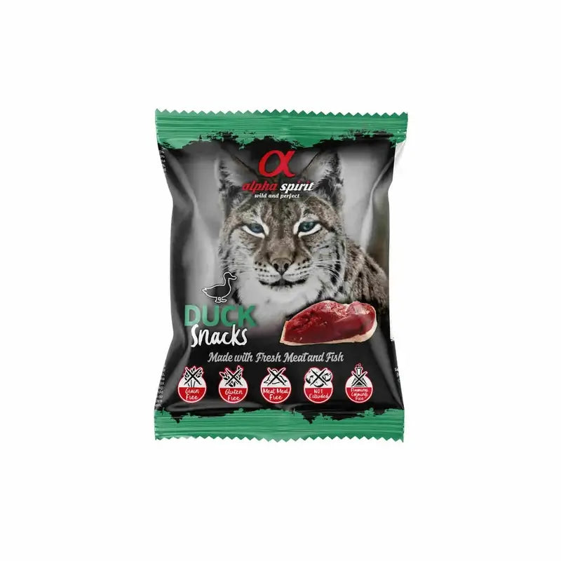 Alpha Spirit Feline Duck Snacks 24X50Grs