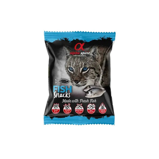 Alpha Spirit Feline Fish Snacks 24X50Grs