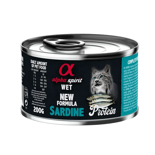 Alpha Spirit Feline Sardine en boîte 6X200Gr