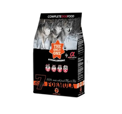 Alpha The Only One Canine Adult 7 Days 12Kg, nourriture pour chiens