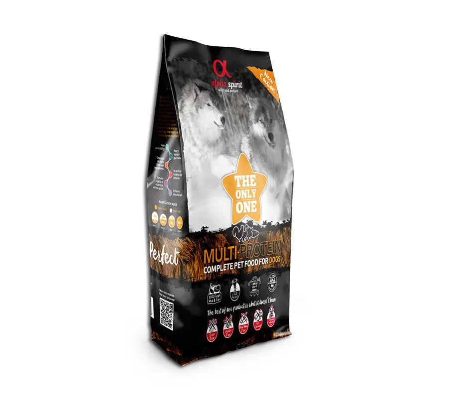 Alpha The Only One Canine Adult Multiproteic 12Kg, nourriture pour chiens