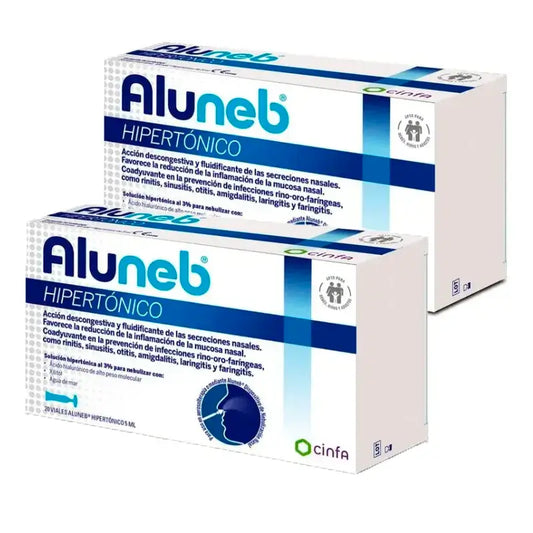 Aluneb Hypertonic, paquet de 2 x 20 flacons