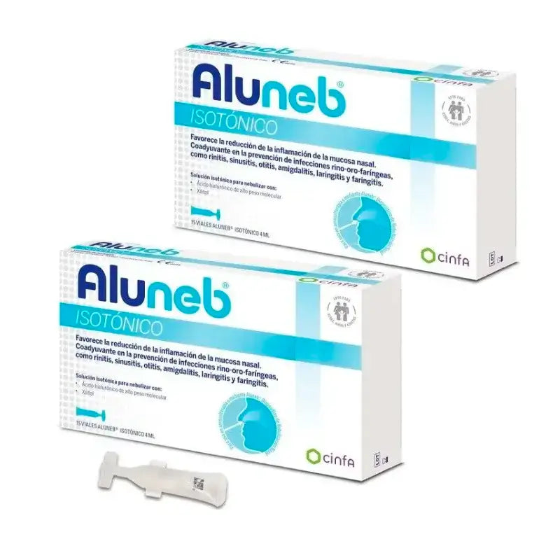 Aluneb Isotonic, paquet de 2 x 15 flacons de 4 ml