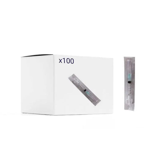 Alvita Pack Seringue avec aiguille stérile 2,5 (0,8X40Mm), 100 unités