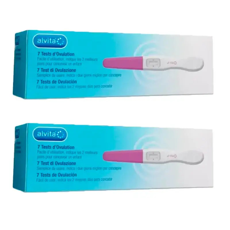 Alvita Test d'ovulation, paquet de 2 x 7 unités