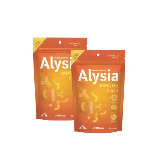 Alysia, complément alimentaire pour renforcer le système immunitaire des chiens, 30 comprimés à mâcher, lot de 2
