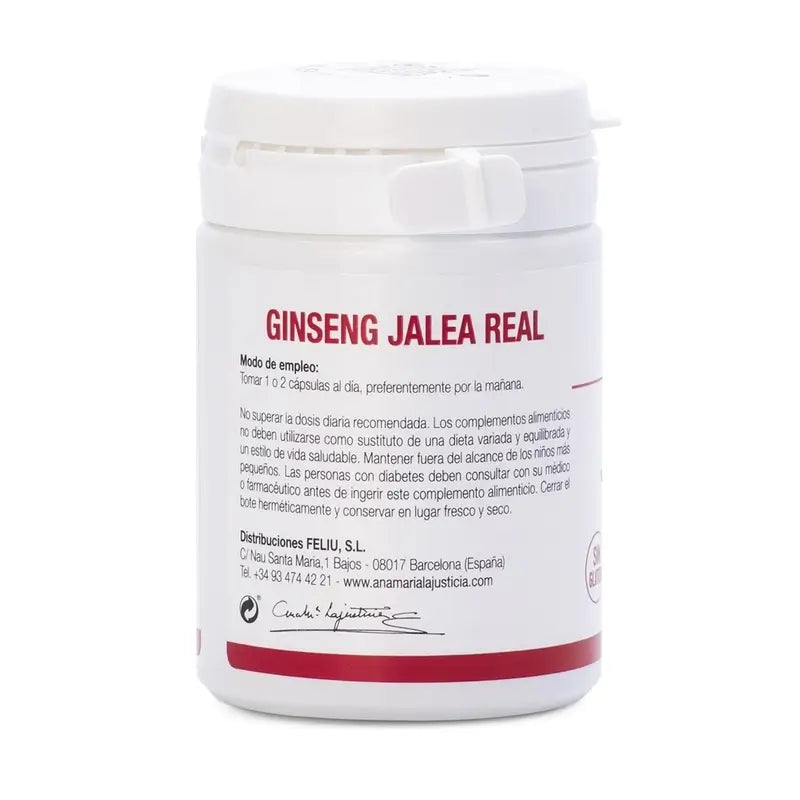 Ana Maria Lajusticia Ginseng avec Gelée Royale, 60 gélules