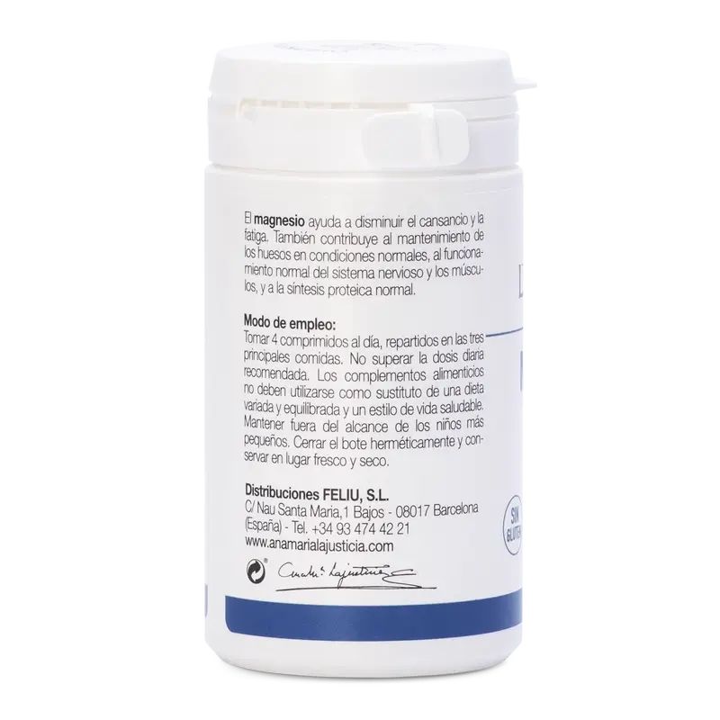 Ana Maria Lajusticia Chlorure de magnésium, 147 comprimés