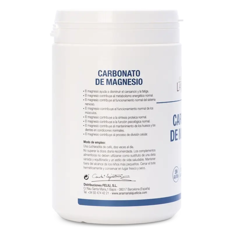 Ana Maria Lajusticia Carbonate de magnésium, 130 grammes